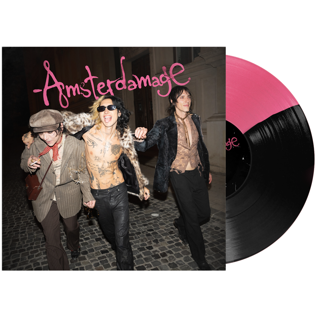 Palaye Royale - 'Amsterdamage' Vinyl (Hot Pink + Black Half/Half)