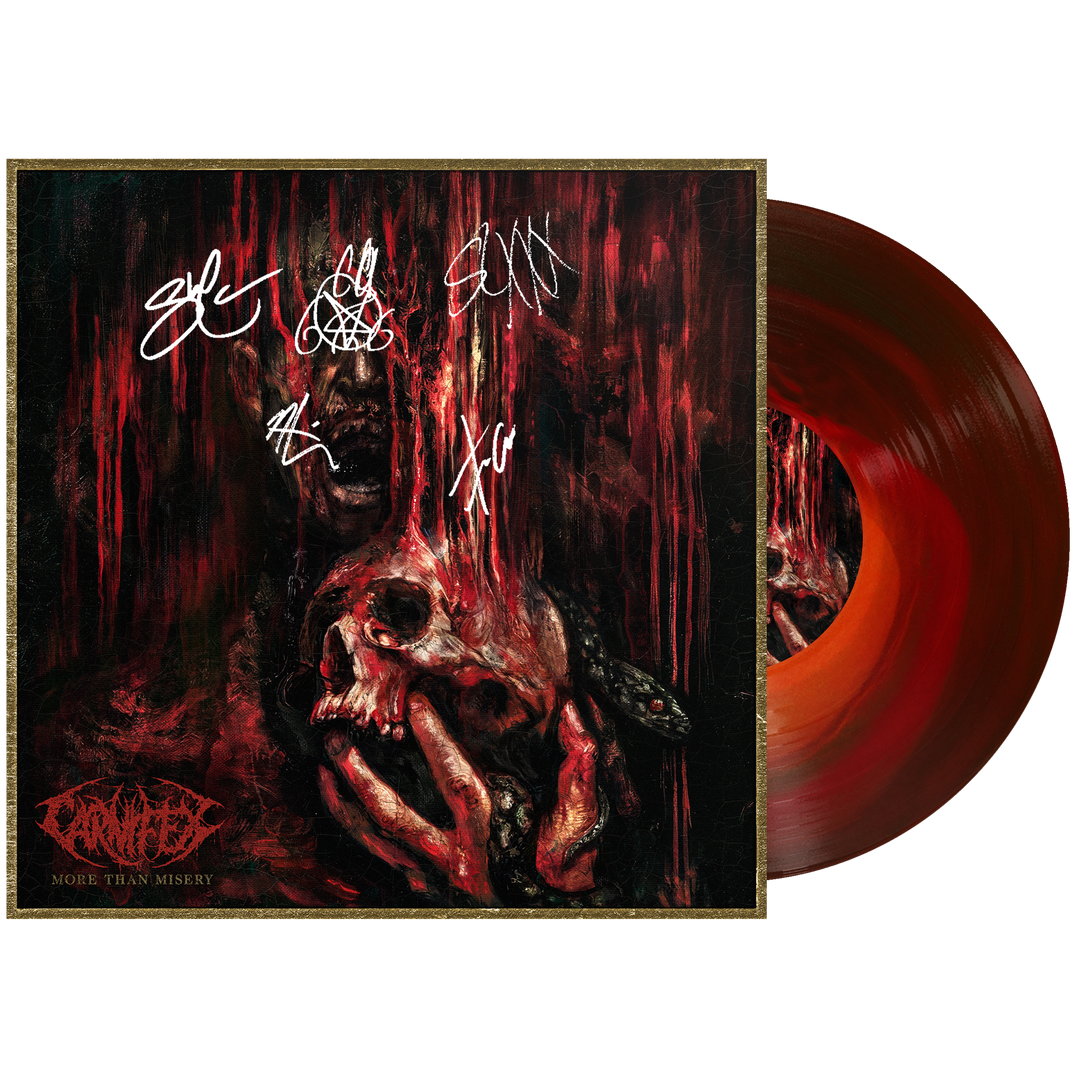 Carnifex - 'More Than Misery' Vinyl (Bone in Red in Black Ice) (Signed)