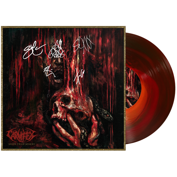 Carnifex - 'More Than Misery' Vinyl (Bone in Red in Black Ice) (Signed)