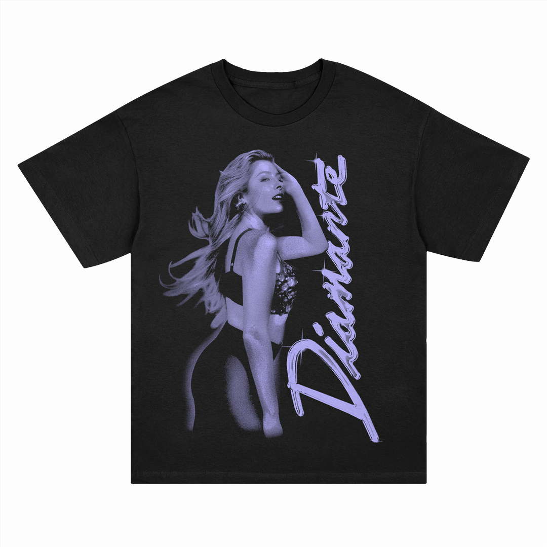 DIAMANTE - 'Supernova' Black Tee