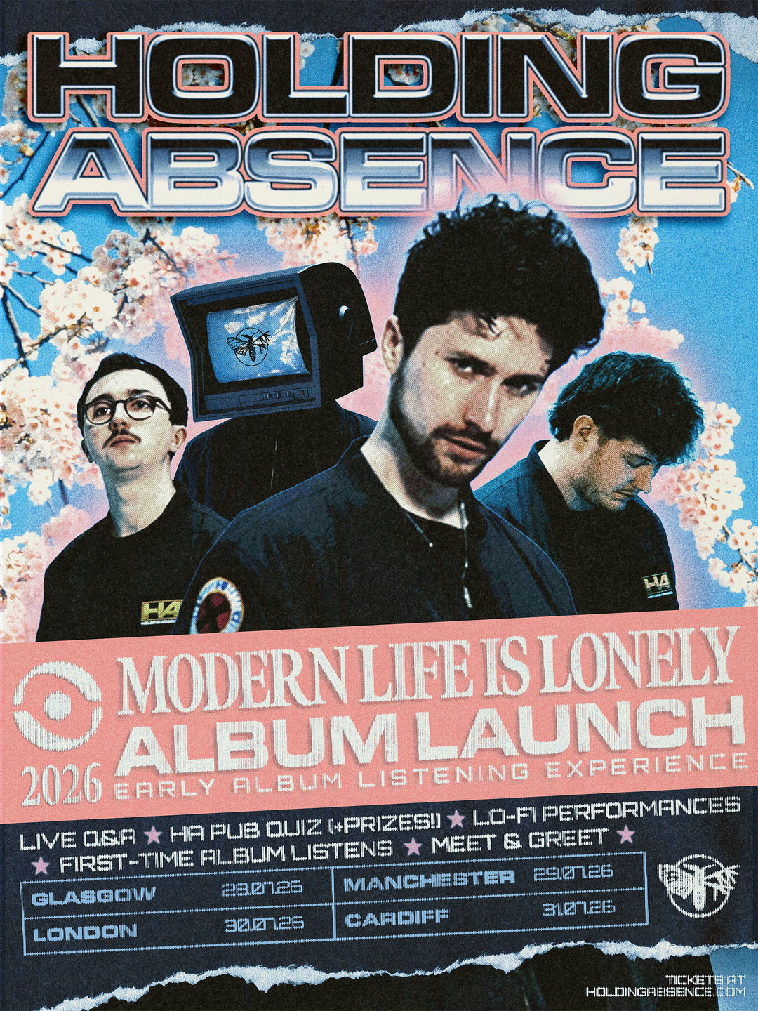 Holding Absence Album Events