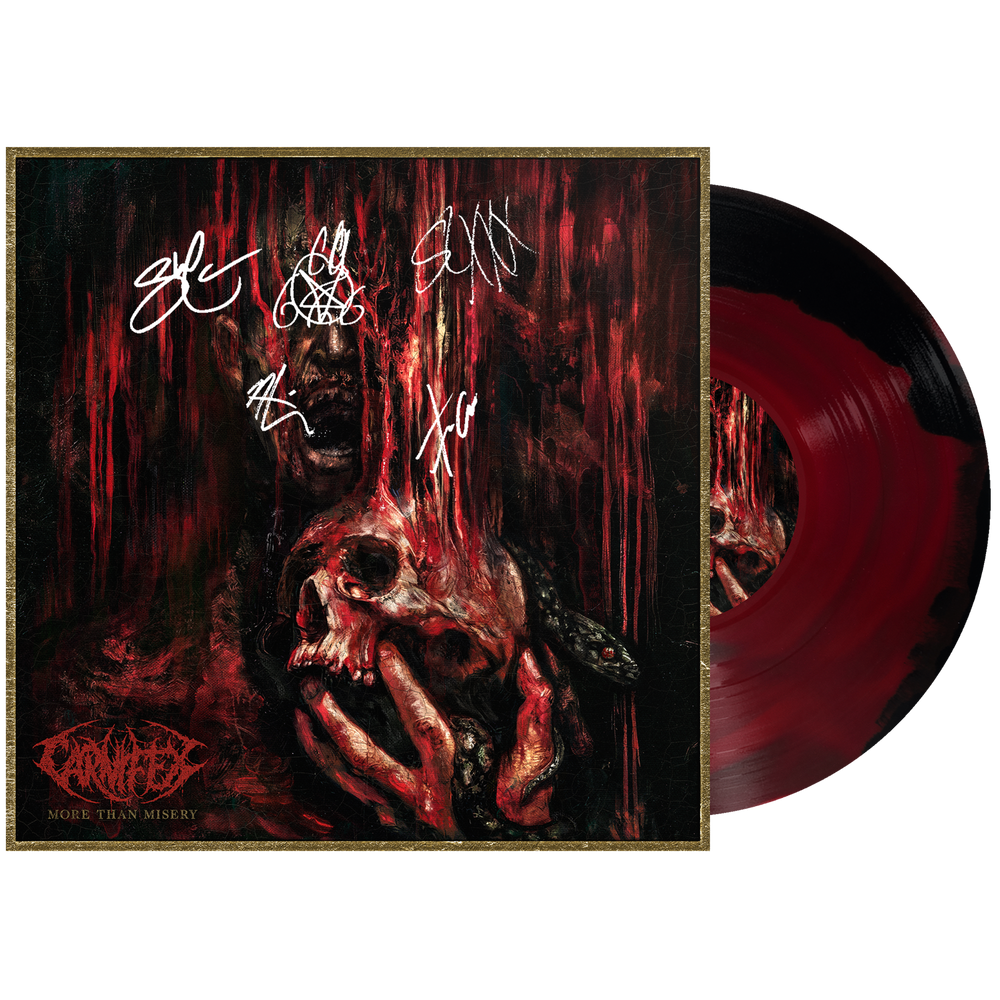 Carnifex (More Than Misery) SIGNED Red + Black Side A/B Vinyl