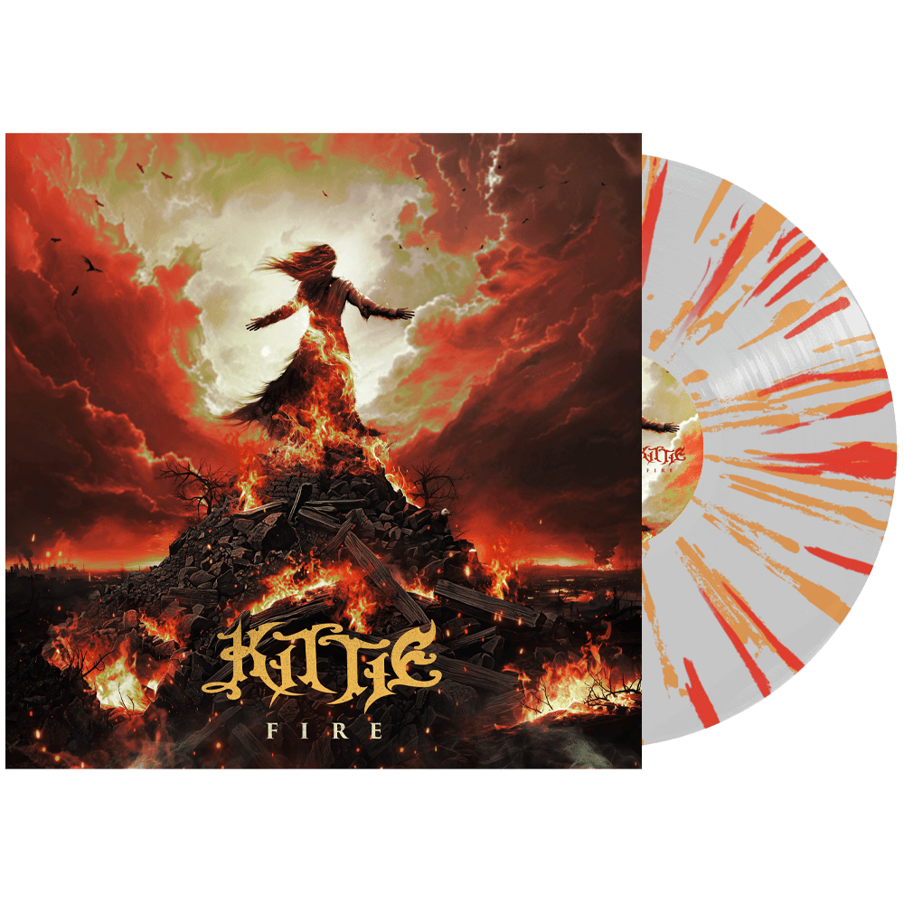 Kittie (Fire) Cloudy Red Splatter Vinyl