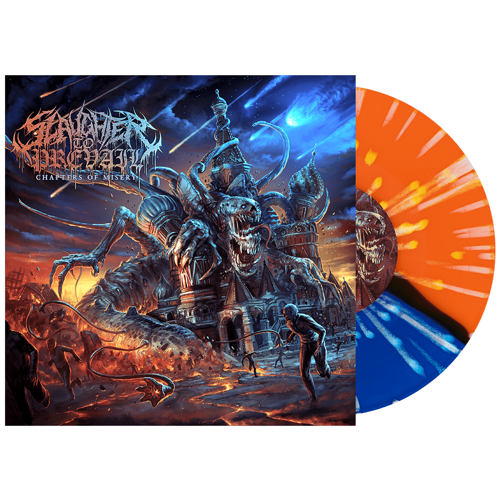Slaughter To Prevail (Chapters Of Misery) Trans. Blue White Splatter 10" Vinyl