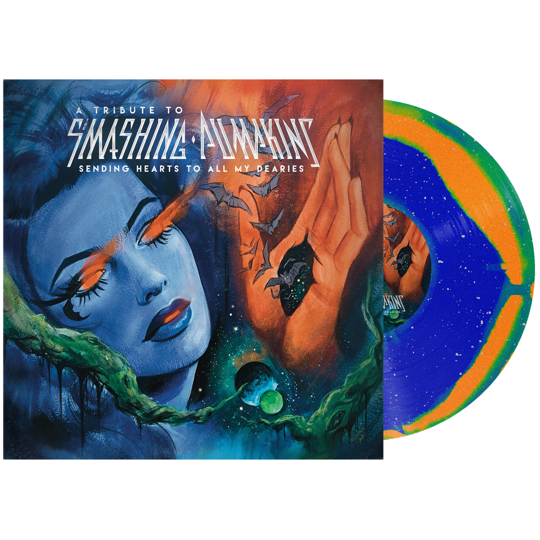 Various Artists (Sending Hearts To All My Dearies: A Tribute To The Smashing Pumpkins) 2xBlue + Orange + Green Side A/B w Glitter Vinyl