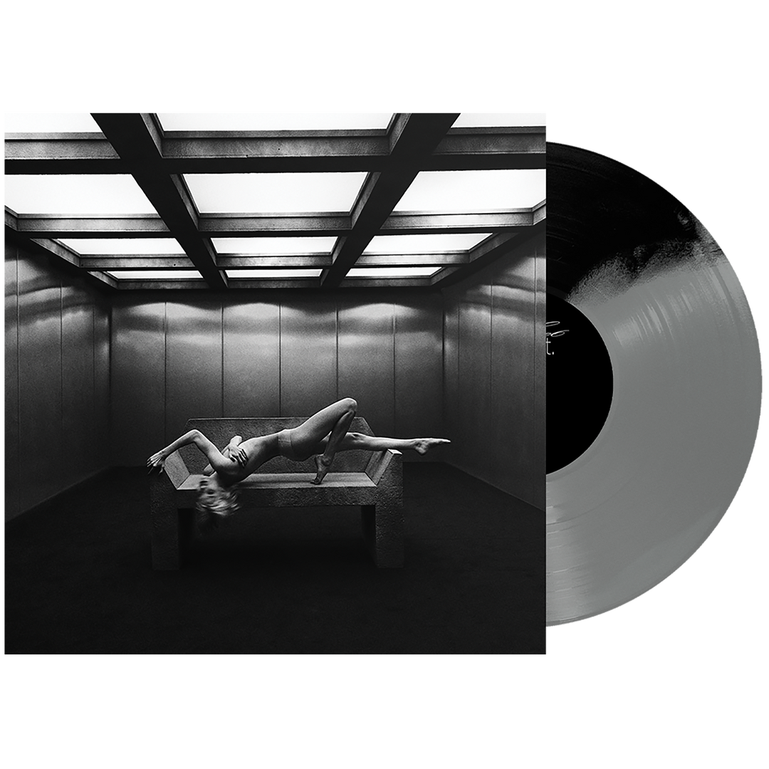 sace6 (Brutalist) Silver+Black Half/Half Vinyl
