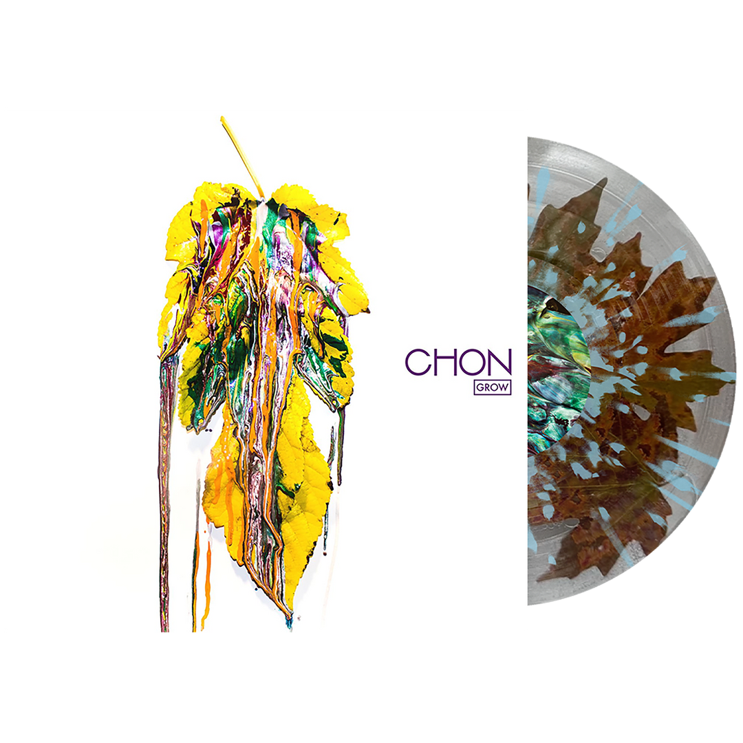 CHON (Grow) Leaf Filled - Clear w/Baby Blue Splatter Vinyl