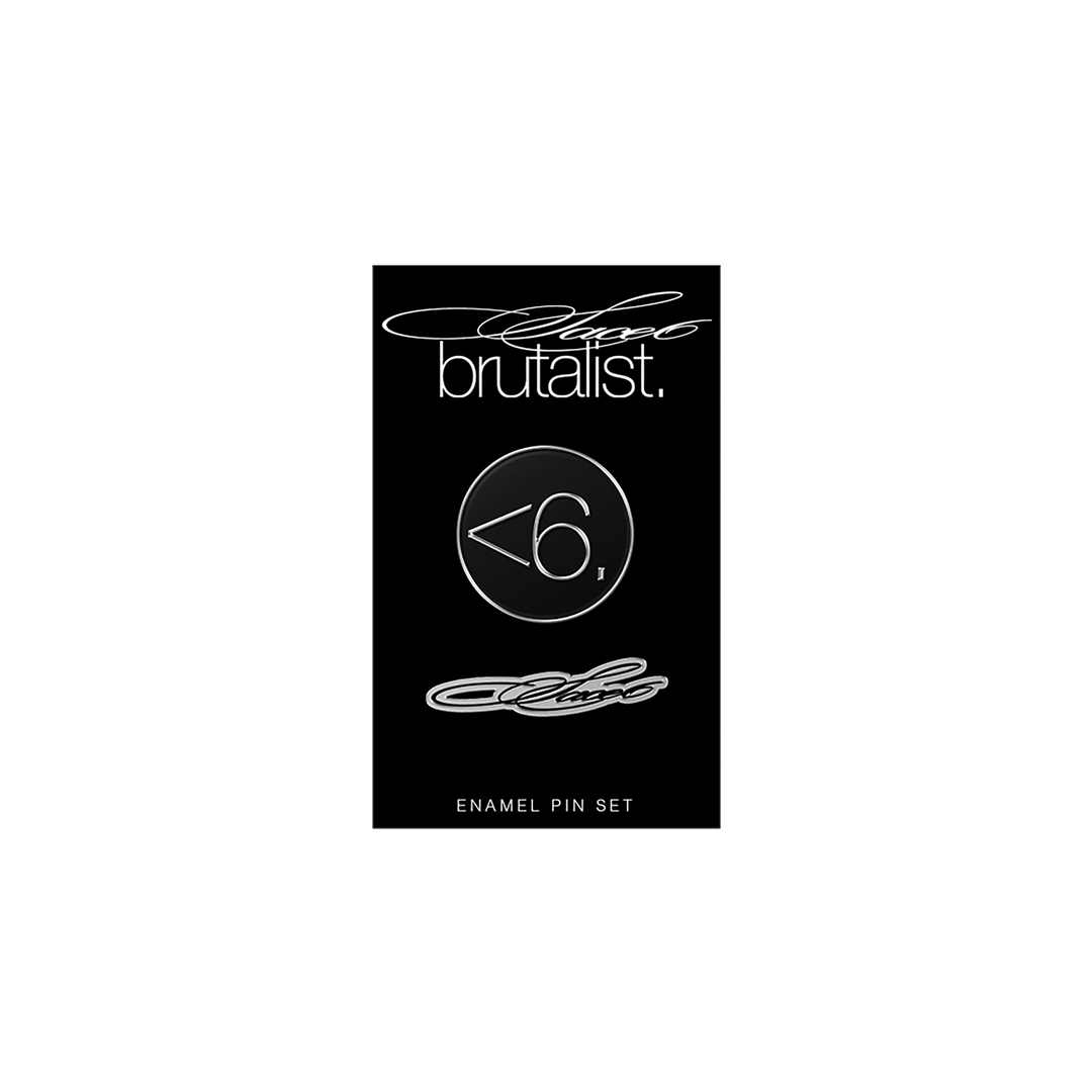 sace6 (Brutalist) Enamel Pin Set