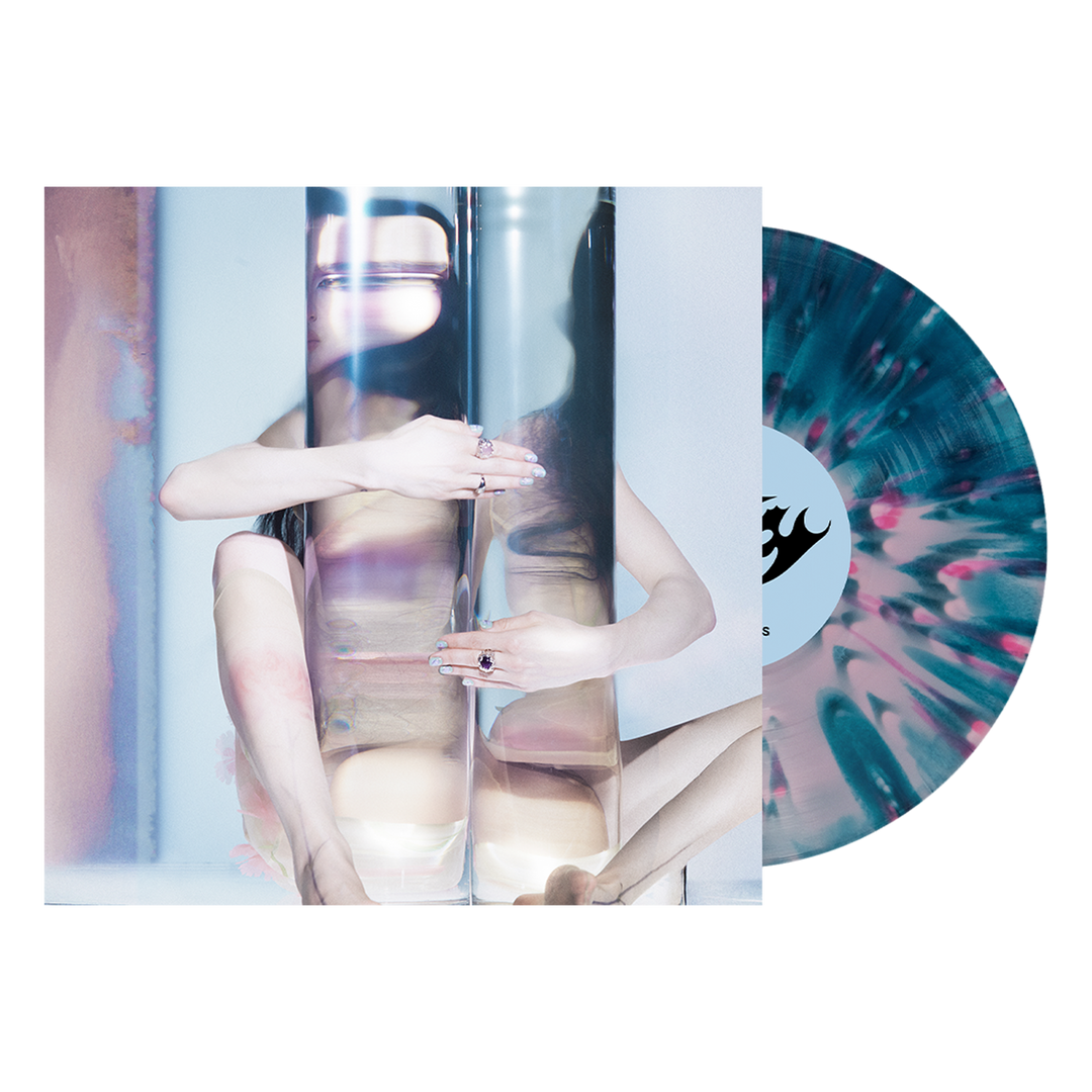 Poppy (Empty Hands) Pink+Sea Blue Side A/B w/Pink Splatter Vinyl